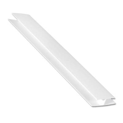 Embossed Cladding Centre Joint (White) - 3m