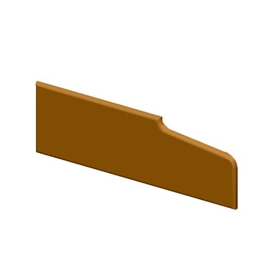 Exterior Window Sill End Caps 2 Pack 85mm Oak