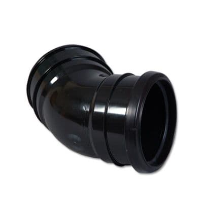 FloPlast Black 135 Degree Top Offset Bend