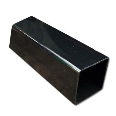 FloPlast Black 65mm Square Downpipe 4m