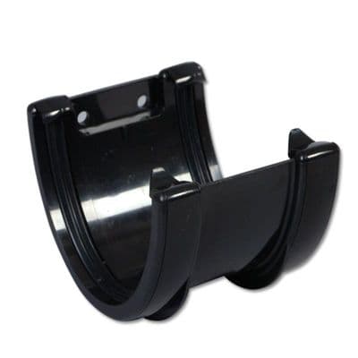 FloPlast Black High Capacity Gutter Bracket Union