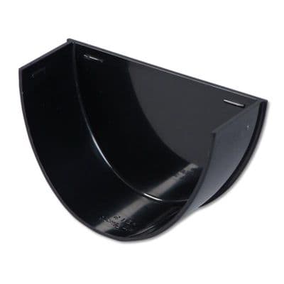 FloPlast Black High Capacity Internal Gutter Stop End
