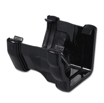 FloPlast Black Ogee to Square Gutter Adaptors LH