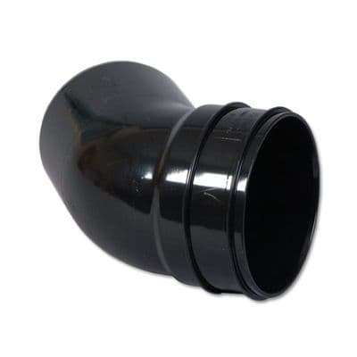 FloPlast Black Soil Pipe 135 Degree Bottom Offset Bend