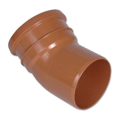 FloPlast Underground 30 Degree Single Socket Bend