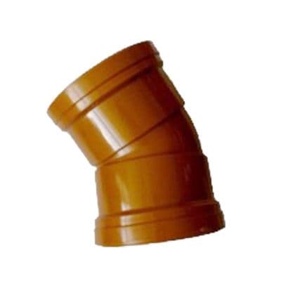 FloPlast Underground 45 Degree Double Socket Bend