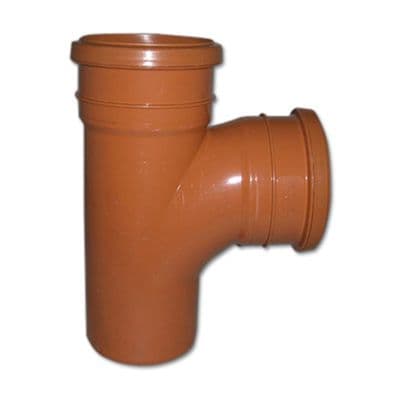 FloPlast Underground 87.5 Degree Equal Junction Double Socket