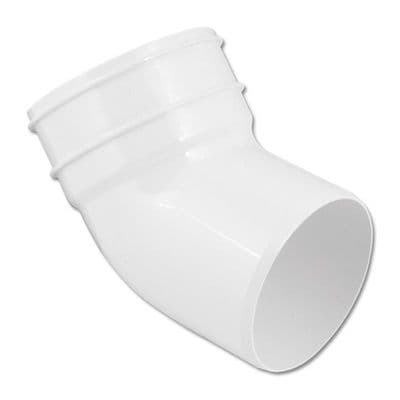 FloPlast White Bottom 135 Degree Offset Bend