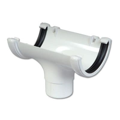 Half Round Gutter – White | Durable PVC Rainwater Gutters UK