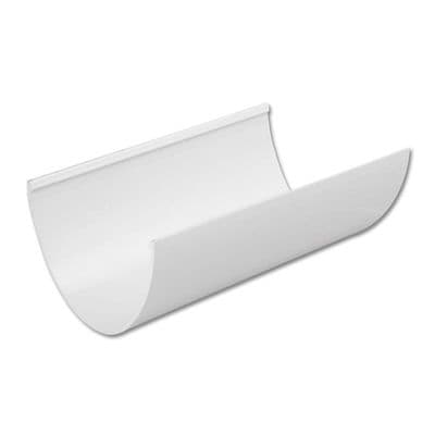 FloPlast White High Capacity Gutter 4m