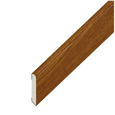 Golden Oak PVC 30mm Finishing Trim - 5m