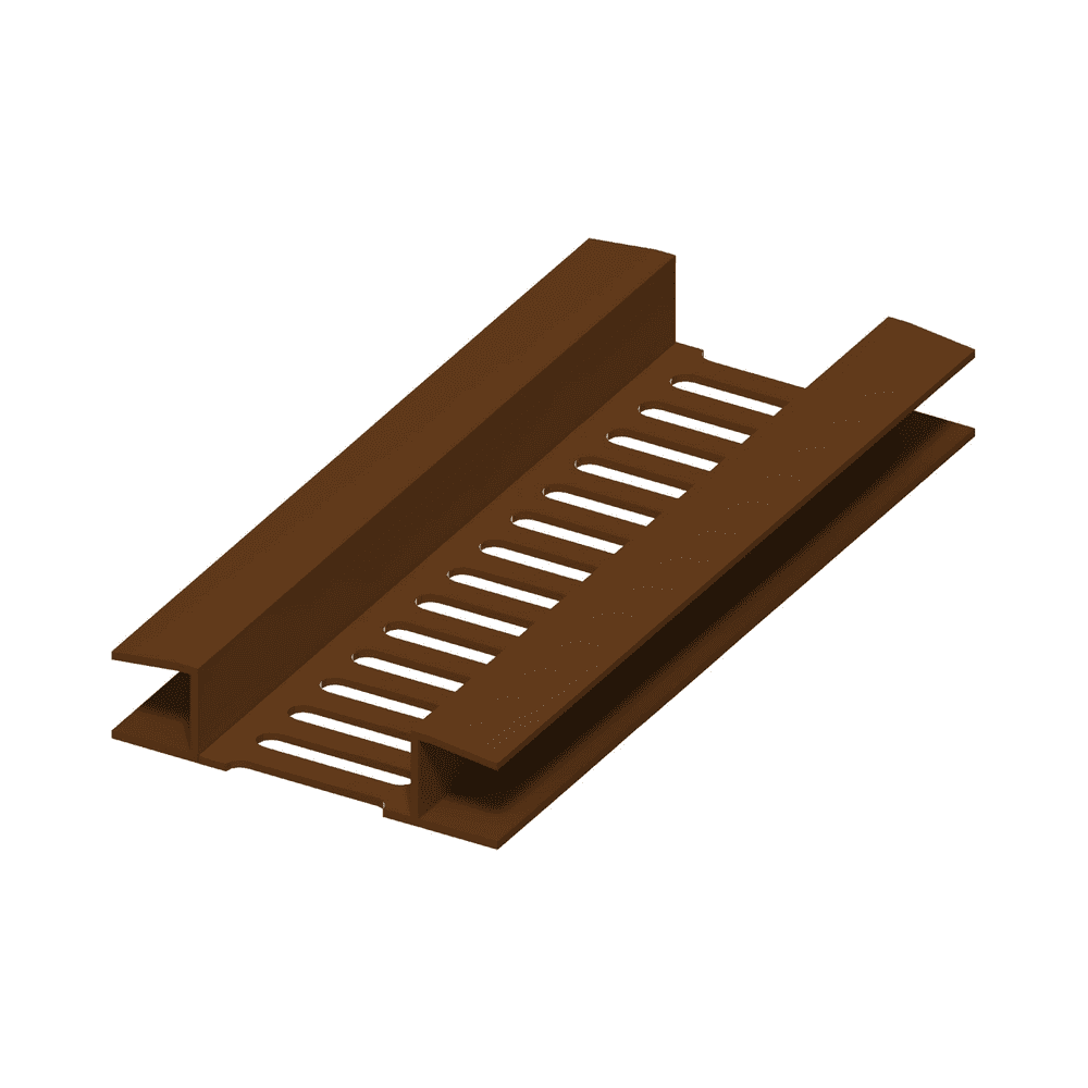 Golden Oak Soffit Board Vent Strip 5 Metre