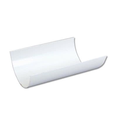 Half Round Gutter - White
