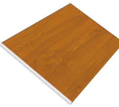 Light Oak Woodgrain Plain Soffit