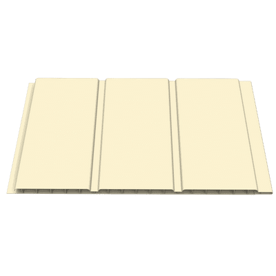 Pale Gold Smooth Hollow Soffit