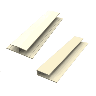 Pale Gold Smooth Soffit Trims