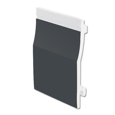 Plain Grey Anthracite Smooth 150mm Shiplap Cladding RAL 7016 - 5m
