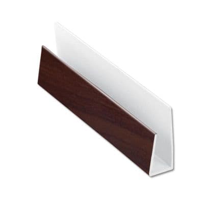 Rosewood Soffit J Trim - 5m