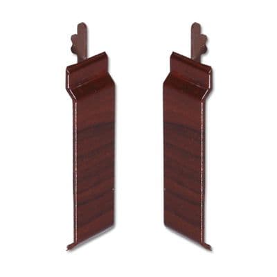 Rosewood uPVC Open V Cladding Joint Cover 100mm