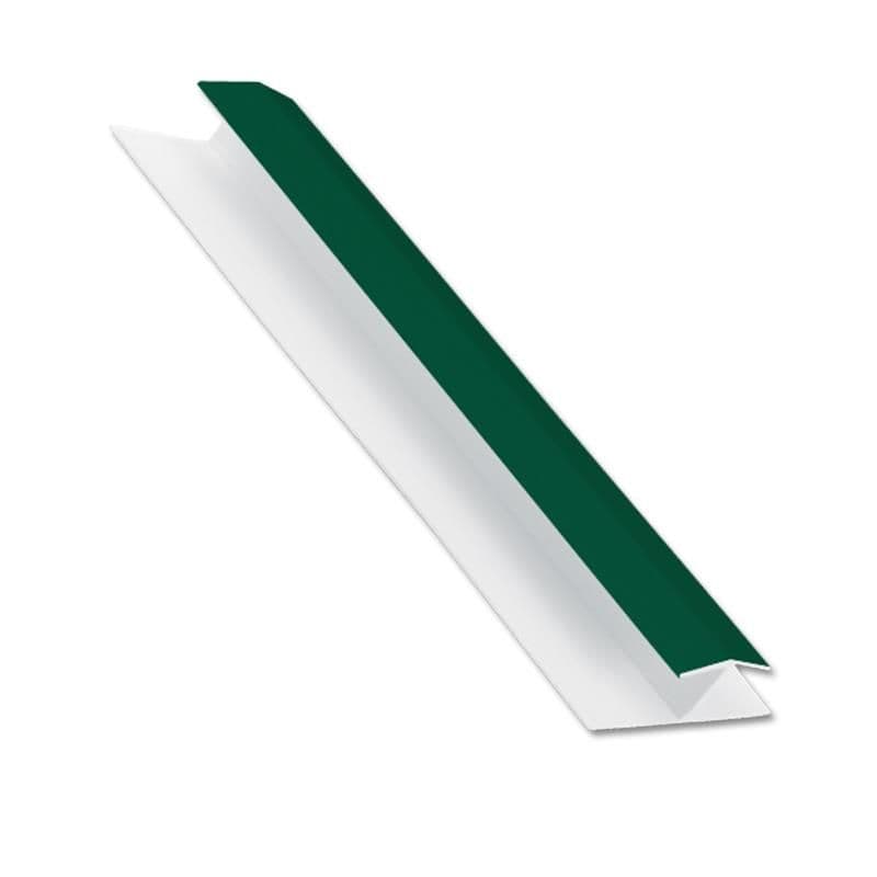 Rustic Green uPVC Centre Joint Shiplap Cladding H Trim - 5m