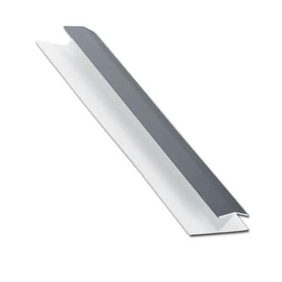 Slate Grey Smooth Shiplap Cladding Centre Joint H Trim - 5m