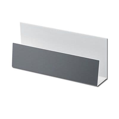 Slate Grey Smooth Soffit J Trim - 5m RAL 7015