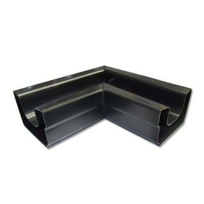 Twinplas Black Box Gutter 90 Degree Internal Mitre Connector