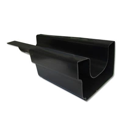 Twinplas Black Box Gutter Half Lap Connector LH