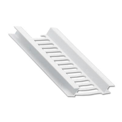 White 25mm (Vents) Soffit Vent Strip Trim - 5m