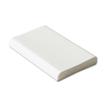 White PVC 25mm D Mould - 5m