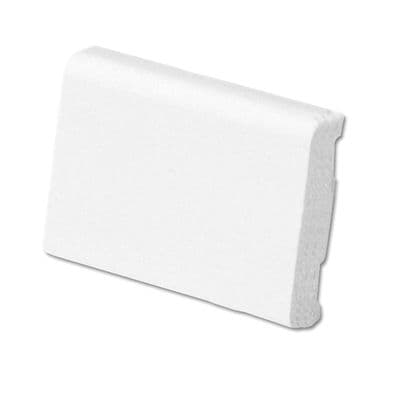 White PVC 30mm Finishing Trim - 5m