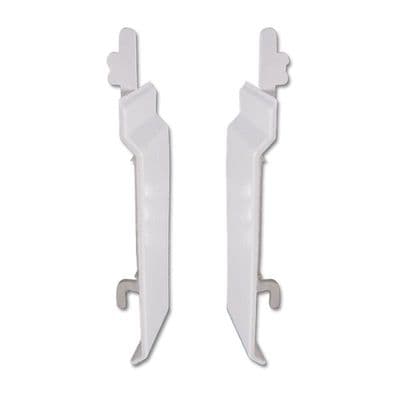 White Shiplap Single Individual Joint Piece 100mm