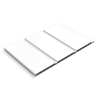 White Smooth Hollow Soffit