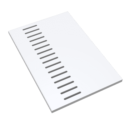 White Smooth Vented Soffit