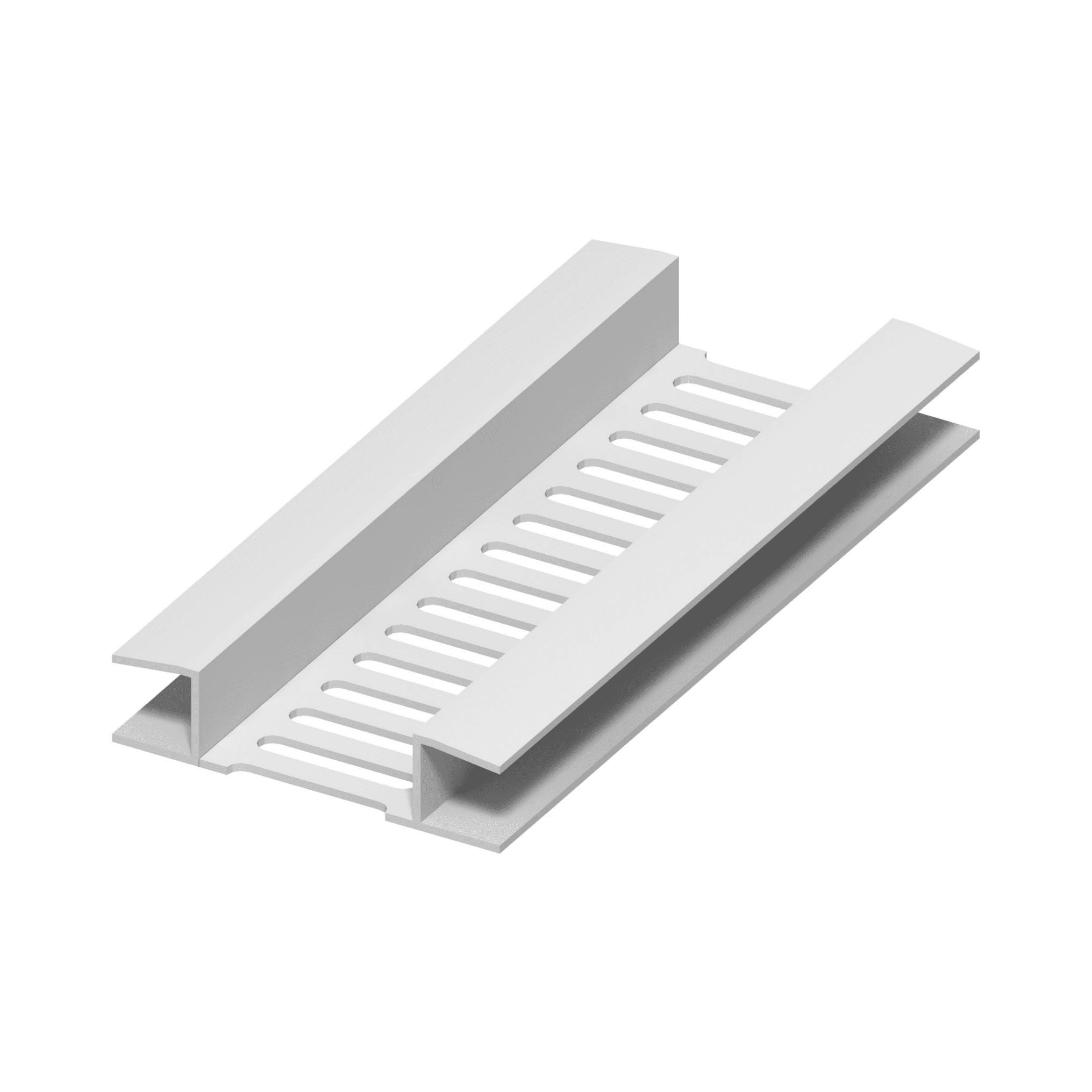 White Soffit Vent Strip 5 Metre
