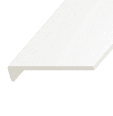 White Square Edge Window Sill Cover