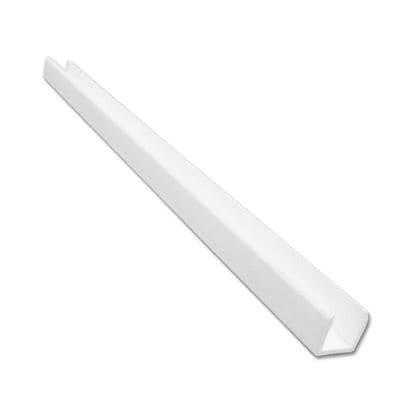 White uPVC Internal Window Sill Channel - 5m