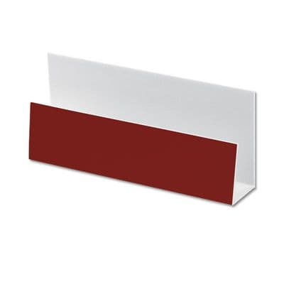 Wine Red uPVC Shiplap Cladding Universal Starter Trim - 5m