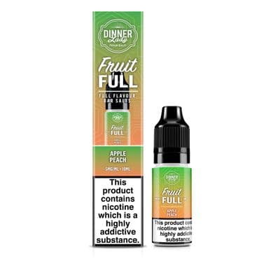 APPLE PEACH BAR SALTS 50:50 10ML E-LIQUID