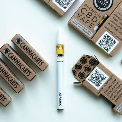 Cannacarts - CBD Vape Pen Kit (1 Flavour Cartridge included)