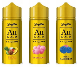 Kingston AU Gold 100ml E-Liquid - Free Nic Shot