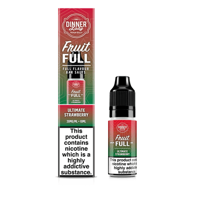 ULTIMATE STRAWBERRY BAR SALTS 50:50 10ML E-LIQUID