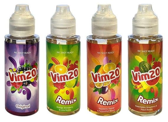 VIM20 100ml E-Liquid - Free Nic Shot