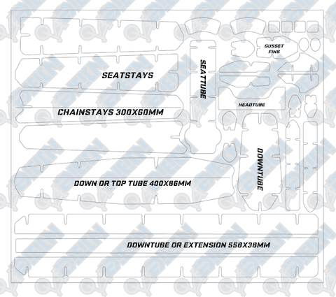 Advanced Invisi Film Kit With Fork & Crank Guards