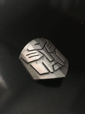 AutoBot Transformers Head tube Badge