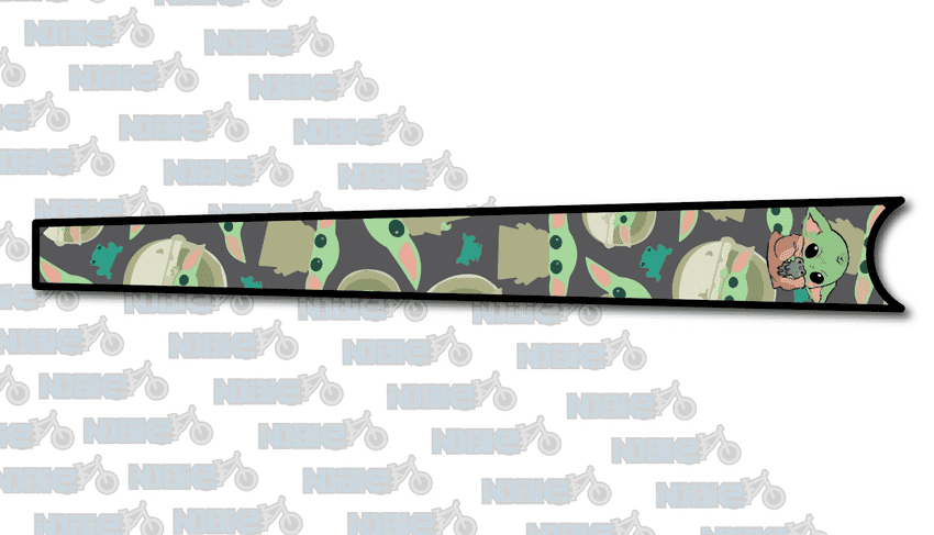 Baby Yoda Top Tube Graphic