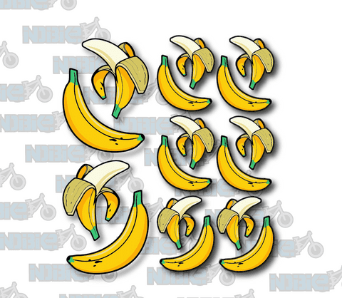 Banana Frame & Fork Embellishments Bike Stickers