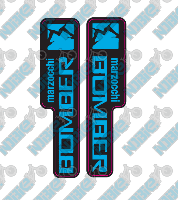 Basic Marzocchi Bomber Fork Decals Marsocchi Bomber 55 ti