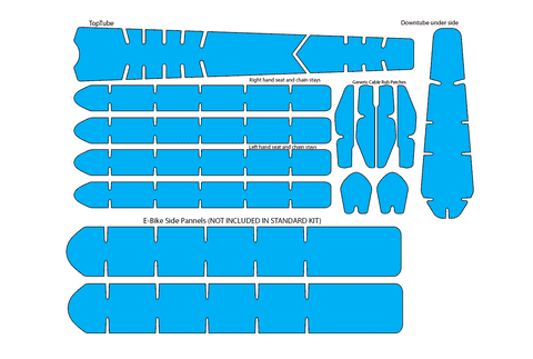 Block Colour Bike Tattoo Kit