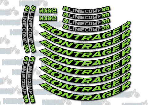 Bontrager Line Comp 30 Rim Graphics